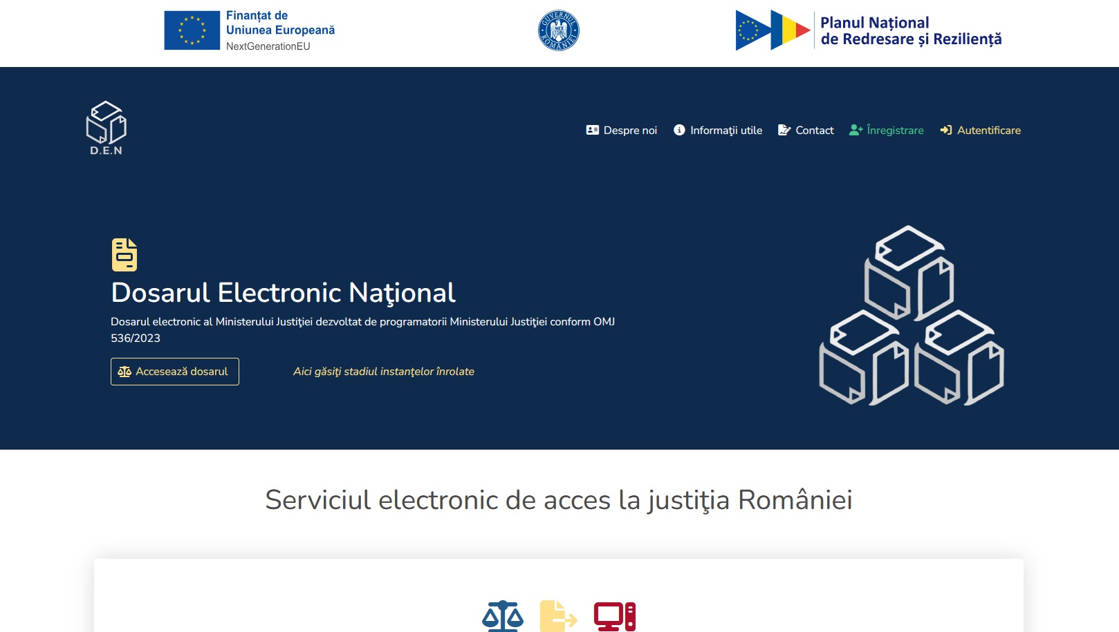 Lansare aplicație Dosarul electronic național (DEN)